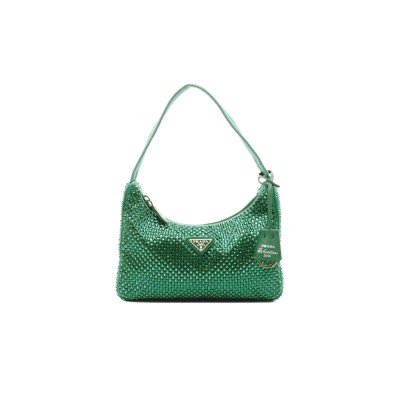 PRADA RE-EDITION SHOULDER BAG 1BC515 (22*17*6cm)  PRADA RE-EDITION SHOULDER BAG 1BC515 (22*17*6cm)